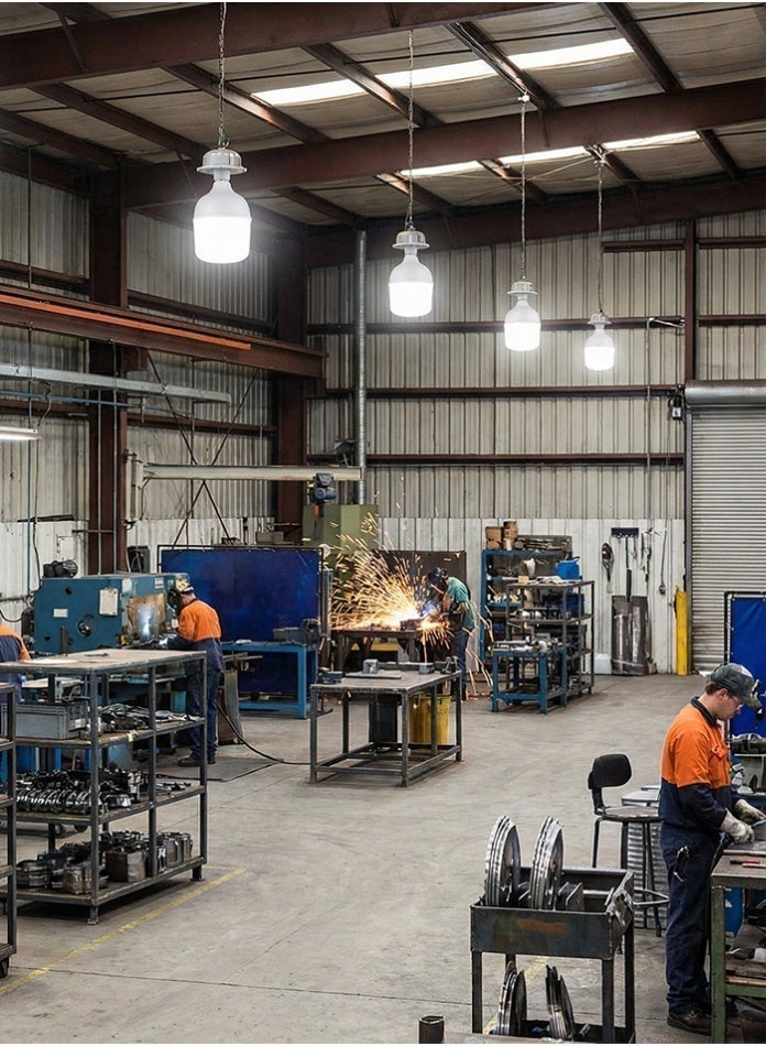 ماكس مصباح LED بقوة 60 واط، قاعدة E27، لون أبيض بارد، 5000 لومن، إضاءة عالية السطوع، 6500 كلفن - Image 4